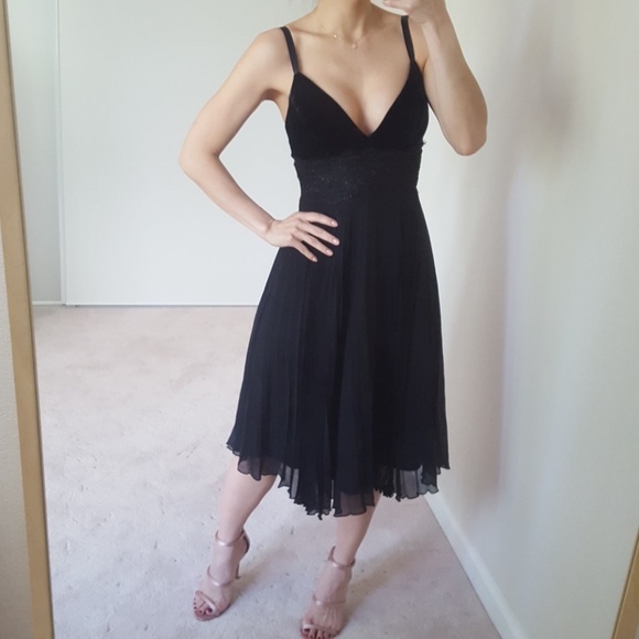 BCBG Dresses & Skirts - BCBG Black Silk Paris Dress